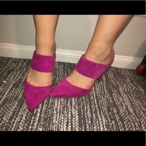 Hot pink heels